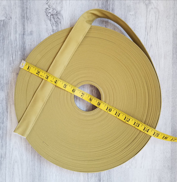 Organic Cotton Lined Sweatband Sold By the Yard - Tan