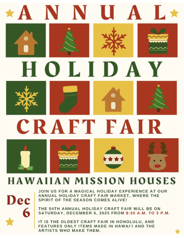 54th Annual Mission House Museum Annual Craft Fair