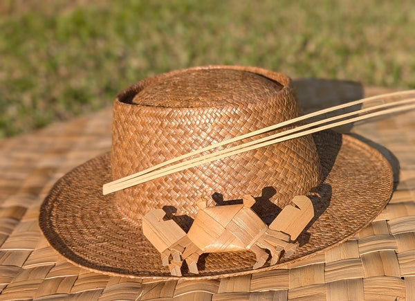 25 Inch Kona Lauhala Pāpale Fedora Style Hat