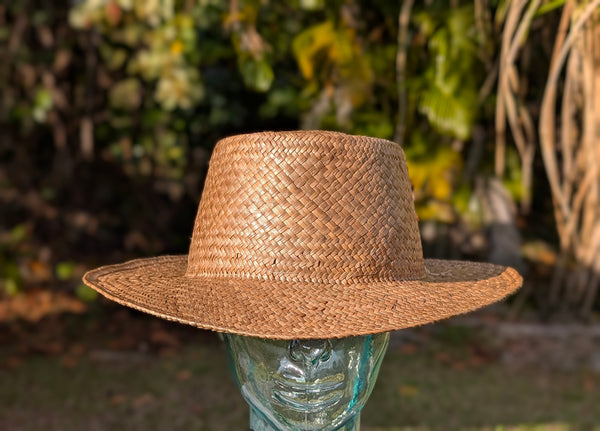 25 Inch Kona Lauhala Pāpale Fedora Style Hat