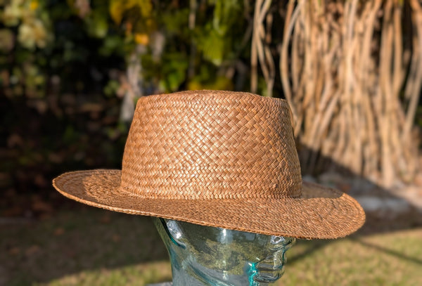 25 Inch Kona Lauhala Pāpale Fedora Style Hat