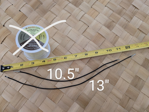 Barbed Elastic Cords - Black
